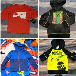 Boy's 4 piece bundle 3hoodies size 4 1Nike shirt